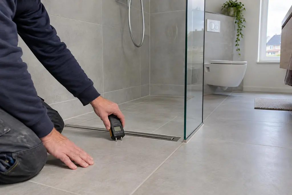 Lekdetectie Schiedam – badkamer in een nieuwbouwwoning